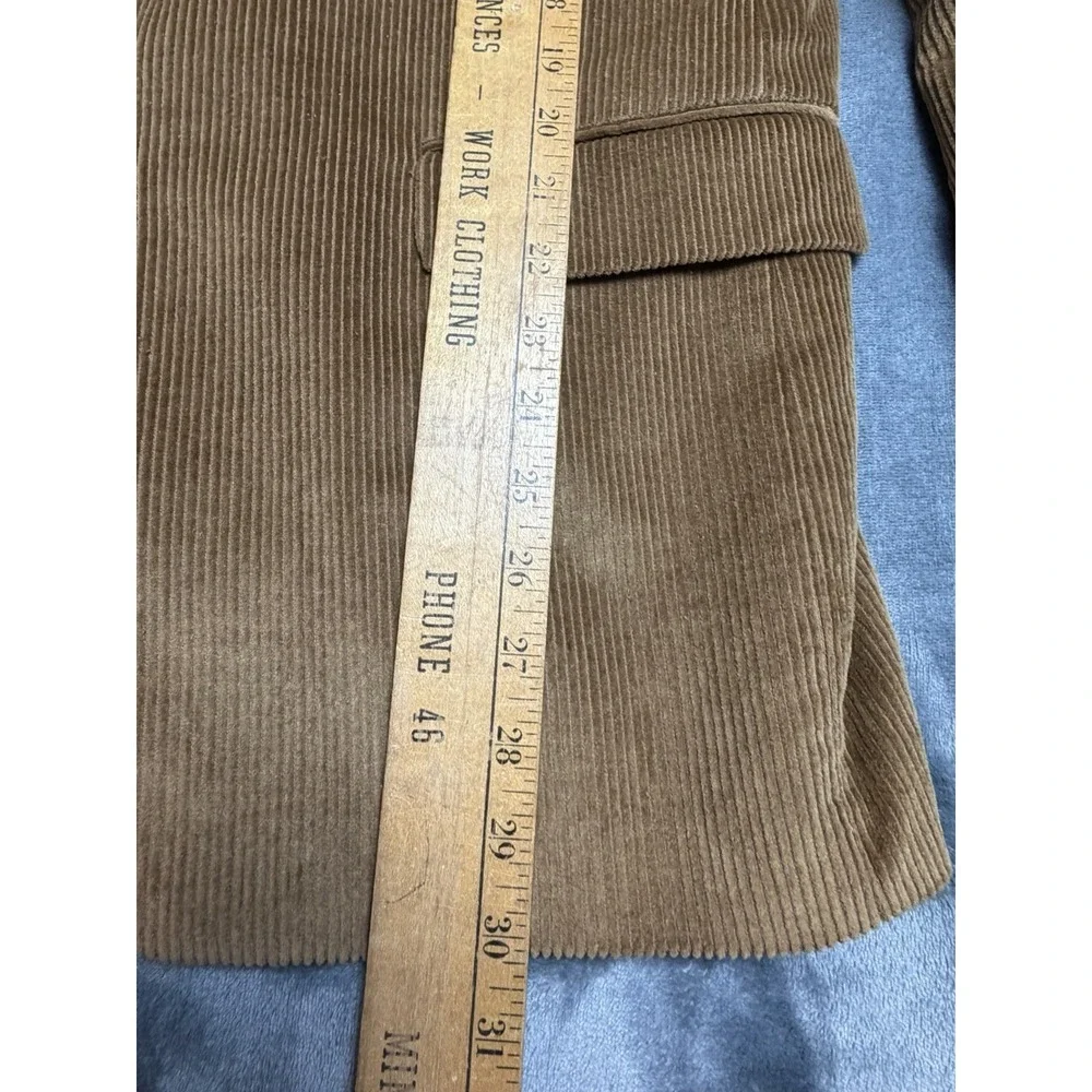 Lauren Ralph Lauren Corduroy Blazer Men's 42 Reg Brown Cotton Sport Coat NWT